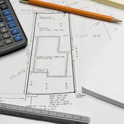 Residential property survey diagram and measurements - ALTA SURVEY Miami Residential property survey diagram showing measured lot lines and structures, illustrating how a house survey provides clarity before disputes arise